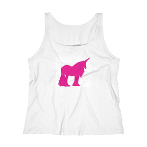 Pink Unicorn Women's Relaxed Jersey Tank Top