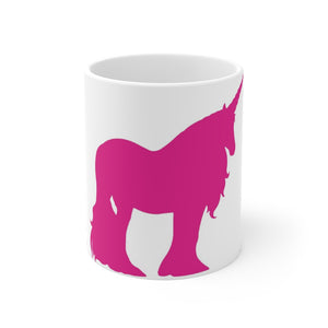 Pink Unicorn Mug 11oz