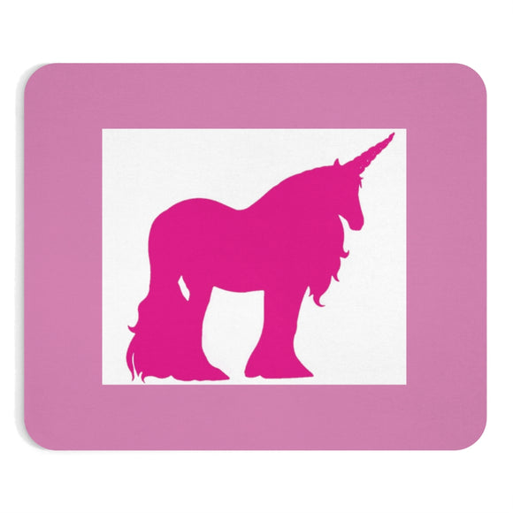 Pink Unicorn Mousepad