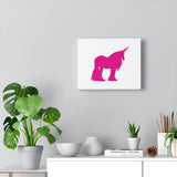 Pink Unicorn Canvas Gallery Wraps