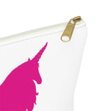 Pink Unicorn Accessory Pouch w T-bottom