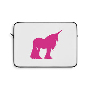 Pink Unicorn Laptop Sleeve