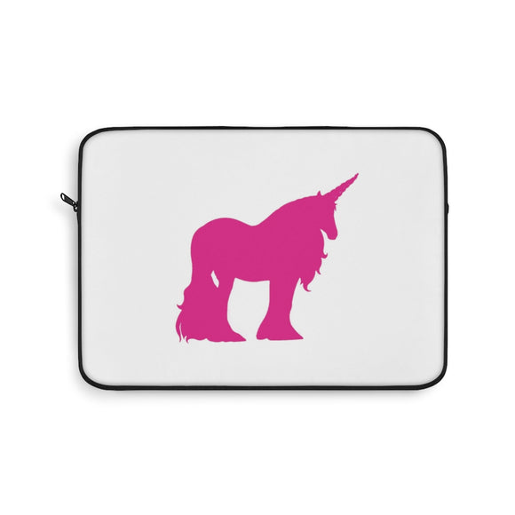 Pink Unicorn Laptop Sleeve