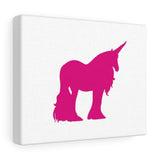 Pink Unicorn Canvas Gallery Wraps