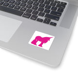 Pink Unicorn Kiss-Cut Stickers